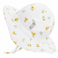 Floppy Hat Yellow Flower 0-6m