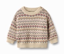 Floral Jacquard Sweater 6-9m