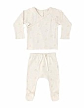 Footed Pant Set Bunnies nb