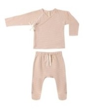 Footed Pant Set Melon nb