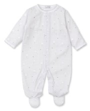 Footie Bear Hugs Silver nb
