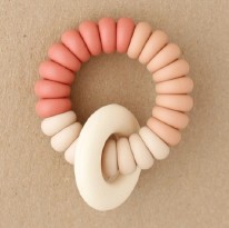 Freezer Teether Ring Maroon