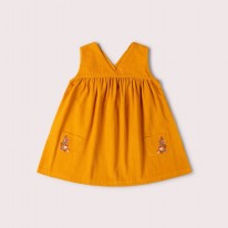 Gold Cord Swing Dress 2-3y