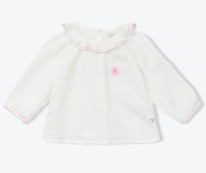 Gustavie Blouse Chalk 3-6m