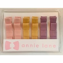 Hair Bows Solid Pairs #3 - Box of 6