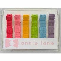 Hair Bows Trendy Solids - Box of 6