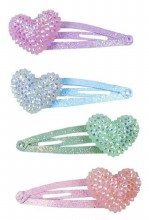 Hair Clips Sparkle Heart