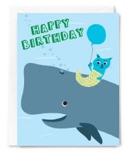 Happy Birthday Whale of a Good Time Card