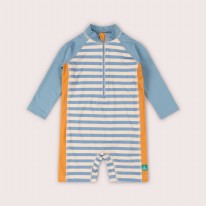 Hazy Blue Stripe Sunsuit 2-3y