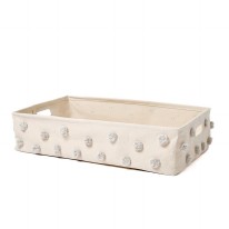 Hide Away Basket Grey Large