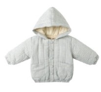 Hooded Jacket Gingham 18-24m