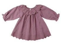 Isla Dress Mulberry 3-6m