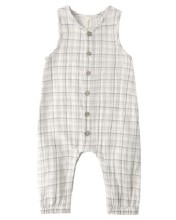 Jumpsuit Blue Plaid 6-12m