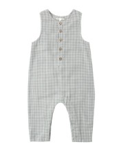 Jumpsuit Green Gingham 6-12m