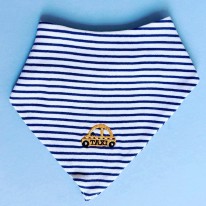Kerchief Bib Taxi Embroidery