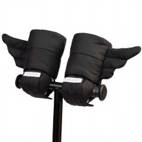 Kids Warmmuffs Black Wing