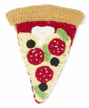 Knit Pizza Rattle