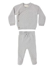 Knit Wrap Set Cloud nb