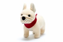 Knitted Rattle Bulldog