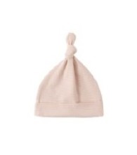 Knotted Hat Melon Stripe 0-6m