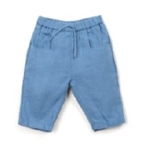 Linen Pant Azure 9-12m