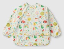 Long Sleeve Waterproof Bib Alphabet Smiles