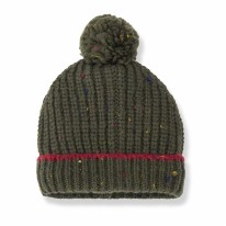 Louise Beanie Khaki 6-12m