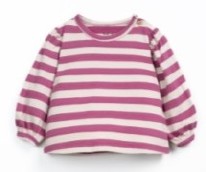 LS Tee Lollipop Stripe 3-6m