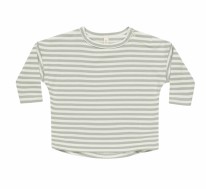 LS Tee Sage Stripe 2-3y