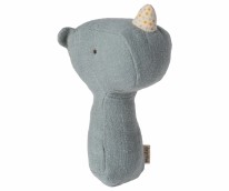 Lullaby Friends Rattle Rhino - Dusty Blue