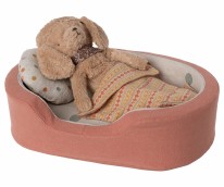 Maileg Cozy Basket Medium Coral