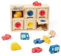Matching Shape Car Puzzle Box