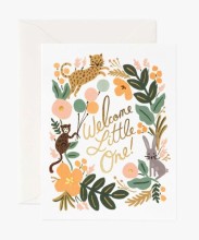 Menagerie Baby Greeting Card