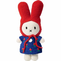 Miffy Blue Tulip Dress and Red Hat