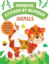 Mindful Sticker by Number : Animals