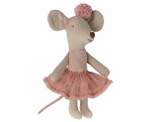 Mouse Ballerina Little Sister in Rose