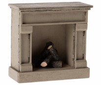 Mouse Fireplace in Off-White