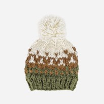 Nell Stripe Hat Olive 3-6m