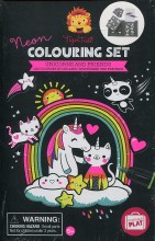 Coloring Set- Neon Unicorns