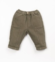Olive Twill Trousers 3-6m