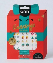 OMY Sticker Earrings Christmas