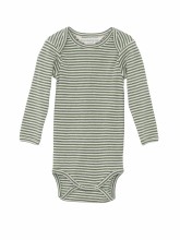 Onesie Moss Stripe 0-3m