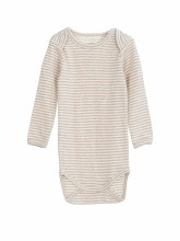 Onesie Oat Stripe 9-12m