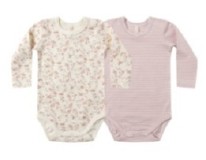 Onesie Rose Micro Stripe 3-6m