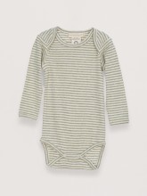 Onesie Sage Stripe 0-3m