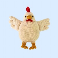 Organic Chicken Rattle