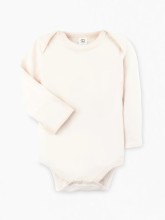Organic LS Onesie Natural 0-3m