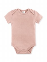 Organic SS Onesie Blush 0-3m