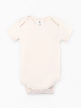 Organic SS Onesie Natural 0-3m