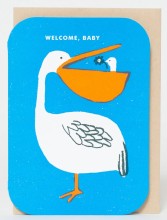 Pelican Welcome Baby Card